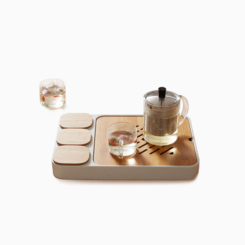 CHENGSHE Bamboo Kung Fu Tea Set Water Storage Tea Tray from xiaomi youpin