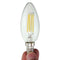 Dimmable E14 4W COB Edison Filament Bulb LED 400Lm Candle  Light Candle AC220V