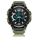 OHSEN AD1713 LED Alarm Waterproof Digital Watch Men Women Student Sport Watch