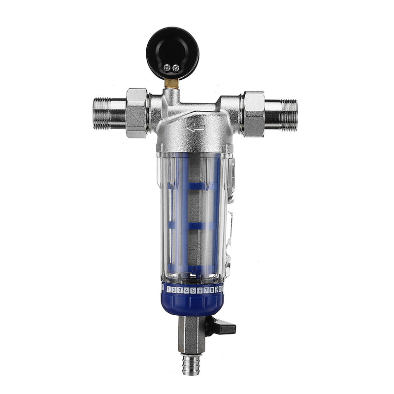 1'' To 1/2'' Pre-filter Central Whole House Large Flow Filter Household Water Purifier