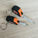 Mini Retractable Taper Measure Ruler Portable Pull Ruler Keychain Retractable Ruler Heart-shaped Tape Measure 1m