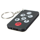 3pcs Universal Infrared IR Mini TV Remote Control Keychain Key Ring