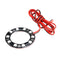 LED Angel Eyes Halo Ring Motorcycle Scooter Headlight Lamp