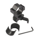 KC04 25.4/30mm Hunting Quick Release Scope Mount Adapter 20mm Rail Weaver Picatinny Flashlight