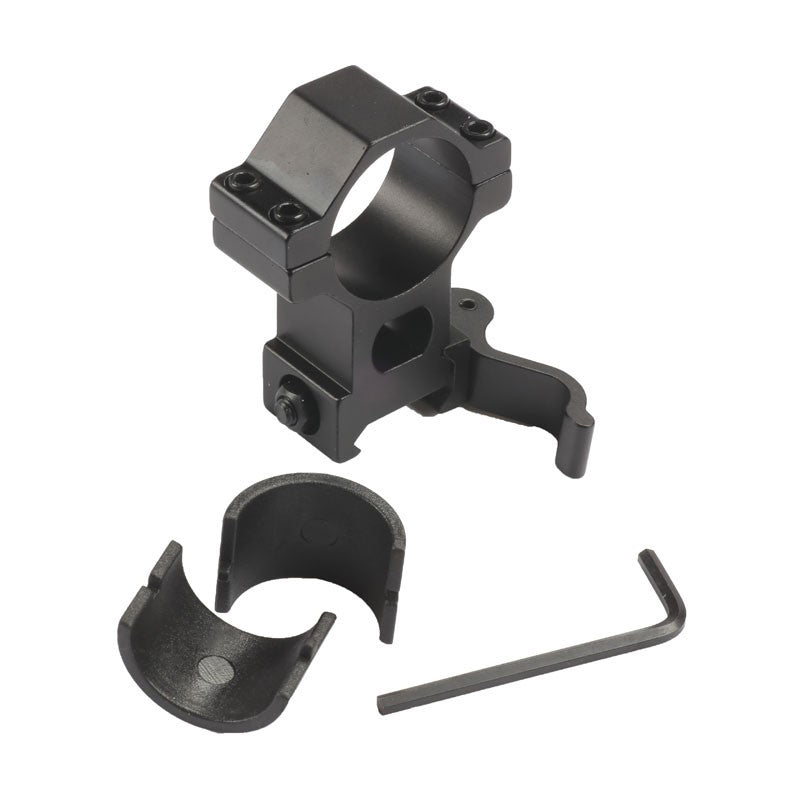 KC04 25.4/30mm Hunting Quick Release Scope Mount Adapter 20mm Rail Weaver Picatinny Flashlight