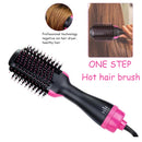 Multifunctional Negative Ion Hairbrush Comb Roll Straight Dual-use Hair Straightener Hot Air Comb