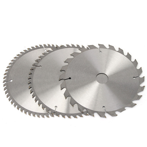 3pcs 210mm Circular Saw Blades Set 24/48/60 Teeth 30mm Bore Diameter Saw Blades