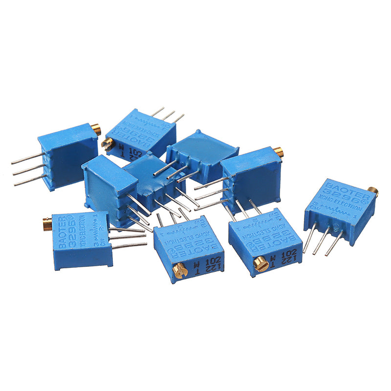 10pcs 3296W 1K ohm Trimpot Trimmer Potentiometer