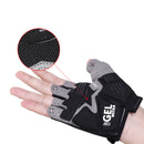 WHEEL UP Anti-collision Non-slip SBR Half-finger Glove Bike Bicycle Motorcycle Gloves Outdoor Cycling Sports Gloves