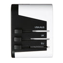 AUGIENB Global Universal Conversion Plug Socket 4 USB Travel Adapter