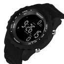SANDA 370 Digital Watch Pedometer Alarm Motor Timing Watch Fashion Waterproof Outdoor Sport Watch
