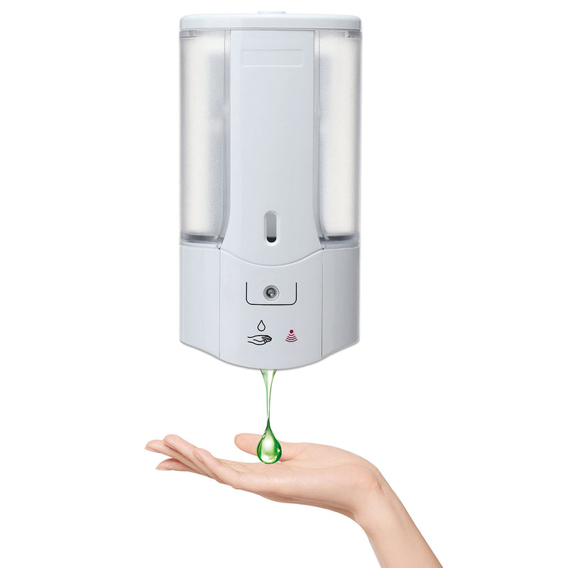 500mL Automatic Sensor Hand-Free Soap Dispenser Shampoo Bathroom Wall Mounted