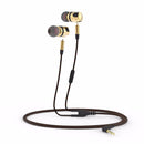 Plextone X46M Metal 3.5mm Wired Control Earphone Detachable Cable Heavy Bass Headphone with Mic