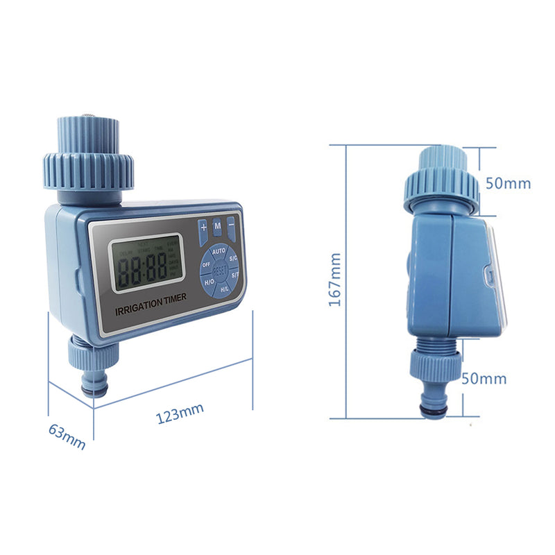 Automatic Irrigation Timer Controller LCD Display Watering Device For Family Garden Greenhouse Plants