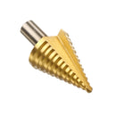 5-35mm HSS Titanium Step Cone Drill Bit High Speed Steel Wood Steel Hole Cutter