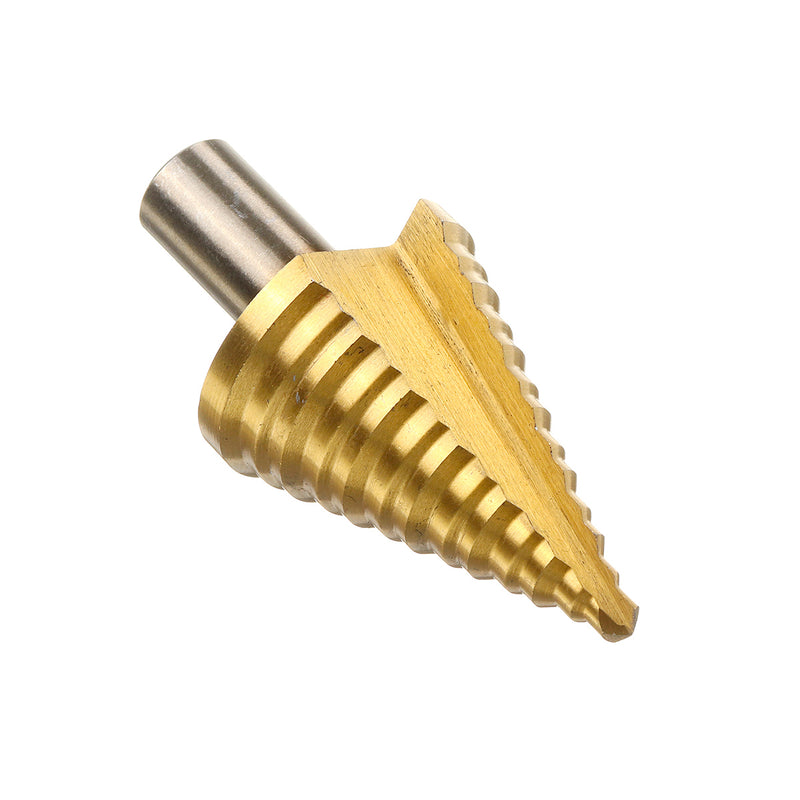 5-35mm HSS Titanium Step Cone Drill Bit High Speed Steel Wood Steel Hole Cutter