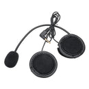 V6/V4 bluetooth Motorcycle Helmet Interphone Intercom Headset Headphone Black