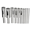Drillpro DB-HS3 10pcs Diamond Hole Saw Drill Bit Set 3mm-13mm Tile Ceramic Glass Porcelain Marble Hole Saw