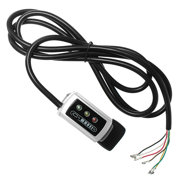 7/8 Electric Bike Handlebar Speed Battery Indicator Thumb Throttle With Self Lock