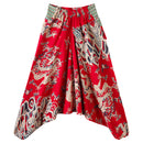 Women Yoga Pants Harem Drop Crotch Bohemian Trousers Elastic Loose Bloomers Nepal Style