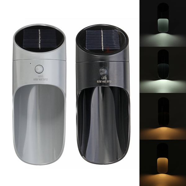 Solar Power 15 LED Microwave Radar Induction Sensor Wall Light Outdoor Garden Security Lamp