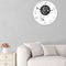 Loskii CC062 Creative Wall Clock Mute Wall Clock Quartz Wall Clock For Home Office Decorations