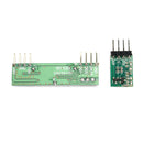3Pcs Superheterodyne 3400 Wireless Receiver Module With 433RF Transmitter Board