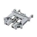 50Pcs UK2.5B/UK3N/UK5N Guide Rail Terminal Block 0.2-2.5m 32A 800V Connector Terminal