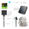 10M Solar Powered 8 Modes 100LED String Light Waterproof Garden Outdoor Christmas Holiday Decoration