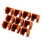 10Pcs Coffee Silicone Case for Hotend Heating Block Protective Cover 280 for 3D Printer