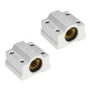 Machifit 2pcs SC8UU 8mm Solid Polymer Linear Bearing Linear Motion Bearing Slide Bushing For CNC