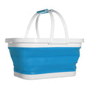 Folding Collapsible Water Bucket Outdoor Portable Camping Picnic Silicone Basket Barrel