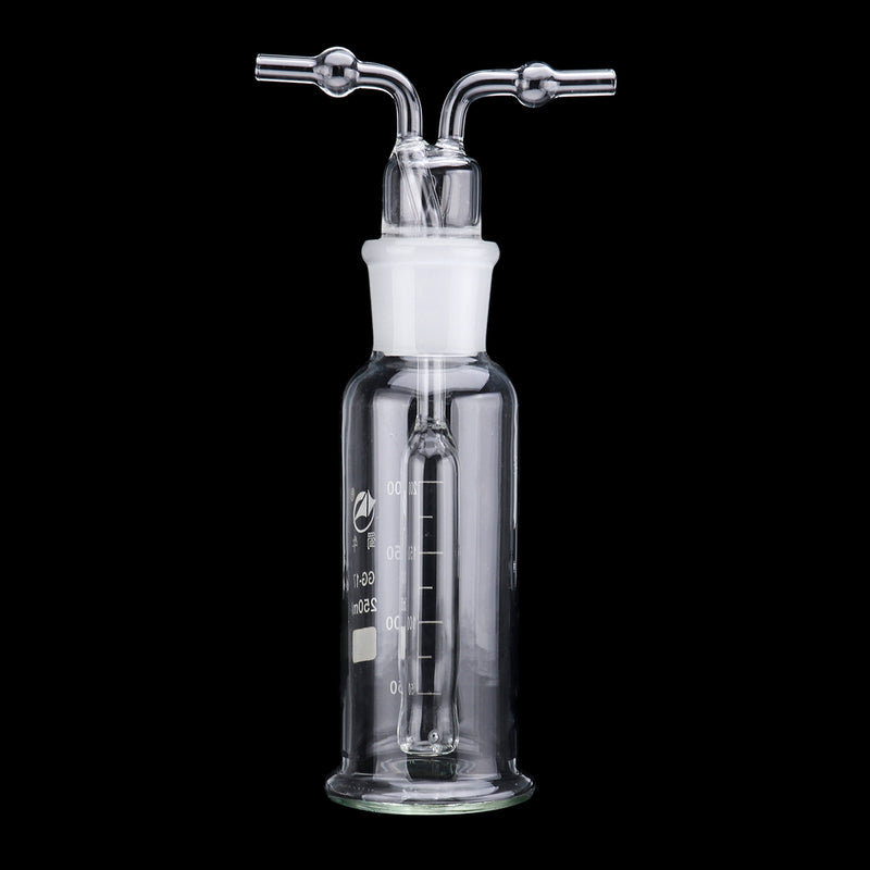 250ml Precision Chemical Glass Mengshi Porous Gas Bottles Washing Laboratory Equipment