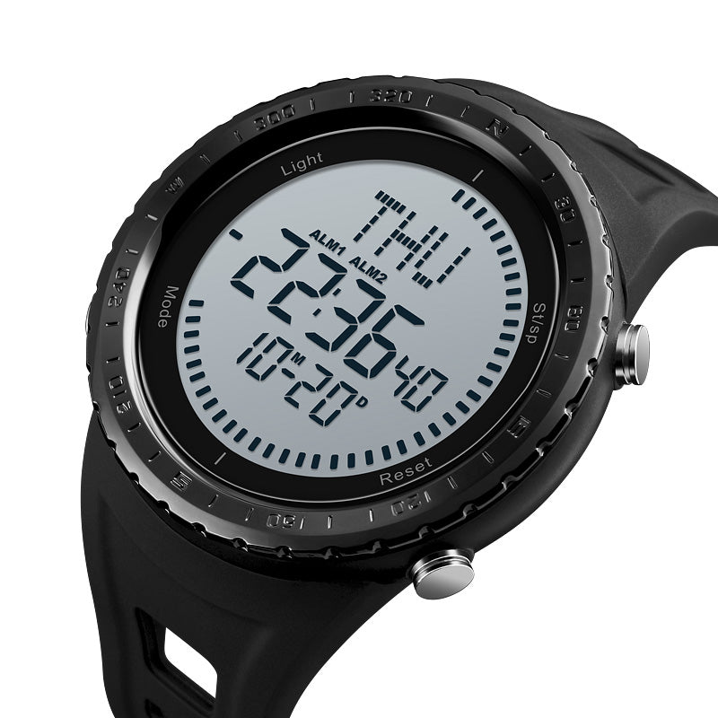 SKMEI 1342 Compass Chronograph Digital Watch Men Automatic Calendar Alarm Watches