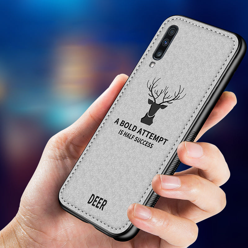 Bakeey Fabric Cloth Anti Fingerprint Protective Case For Samsung Galaxy A70 2019