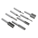 8pcs 1/4 Inch Shank Router Bit Kit Profiling Trimming Cutter Woodworking Tools