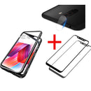 Bakeey Magnetic Adsorption Flip Protective Case+MOFI Tempered Glass Screen Protector + Bakeey Lens Protector for Xiaomi Pocophone F1
