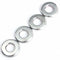 4Pcs Chrome Door Lock Covers Trim for Dodge Caliber Journey and Jeep Patriot Compass