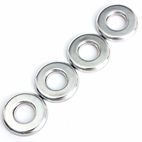 4Pcs Chrome Door Lock Covers Trim for Dodge Caliber Journey and Jeep Patriot Compass