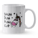 Shuh Duh Fuh Cup Funny Unicorn Mug Gift Coffee Mugs for Coworkers Office Present
