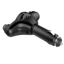 BT08 Big Eyes Double Head bluetooth 180 Rotation Car Charger