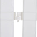 12PCS Plastic Fence Decorations White Home Christmas Xmas Tree Ornaments Miniature Border Grass Lawn Edge Fence