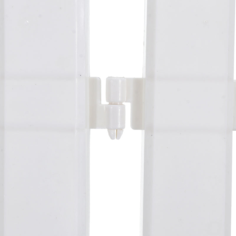 12PCS Plastic Fence Decorations White Home Christmas Xmas Tree Ornaments Miniature Border Grass Lawn Edge Fence