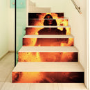 Miico LT013 Halloween Sticker Stair Sticker Novetly Wall Sticker Removable Stickers