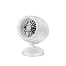 KCASA FCSY-380 USB Creative Hawkeye Turbo Fan Mini Fan Double-blade Fan Air Cooler Two Speed Control Cooling Fan