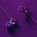BlitzWolf BW-ES4 Dual Dynamic Drivers Graphene Earphone 3.5mm Wired Control In-ear Earbuds Magnetic Headphone with Mic