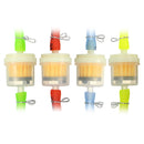 6mm Gas Fuel Filter Petrol Pipe Hose Line 4 Clips Universal Motorcycle Dirt Bike
