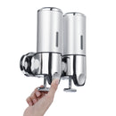 Wall Mount Bathroom Sanitizer Soap Dispenser Shower Round Shampoo Bottle