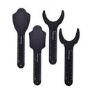 4PCS Dental Tools Oral Image Contraster Jaw Photographic Black Background Board