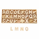 156X Wooden Scrabble Tiles Letters Puzzle Blocks Crafts Wood Alphabet Kids Early Education Toys Gift